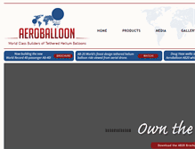 Tablet Screenshot of aeroballoon.com